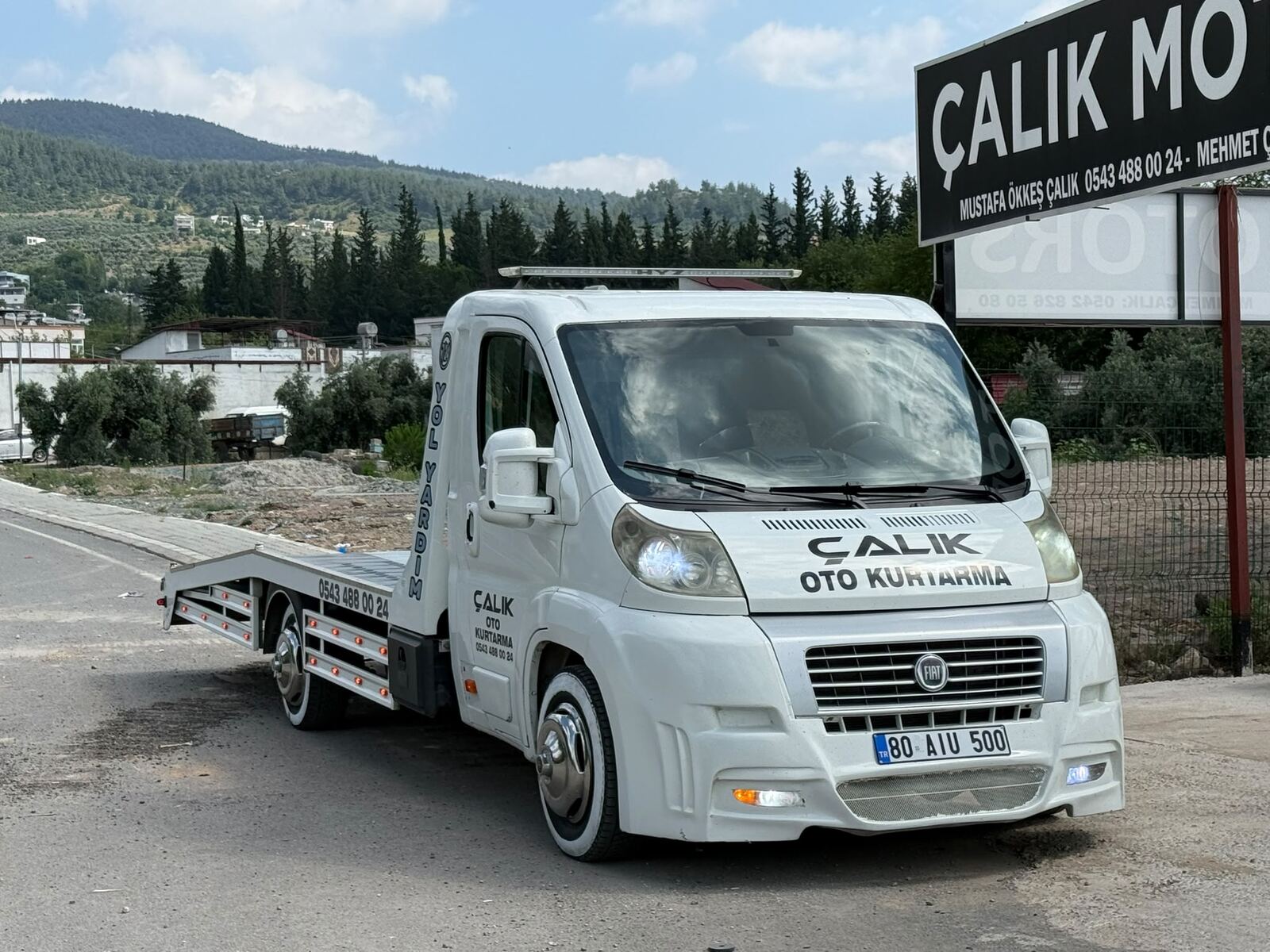 Çalık Oto Kurtarma platform çekici aracı, Osmaniye